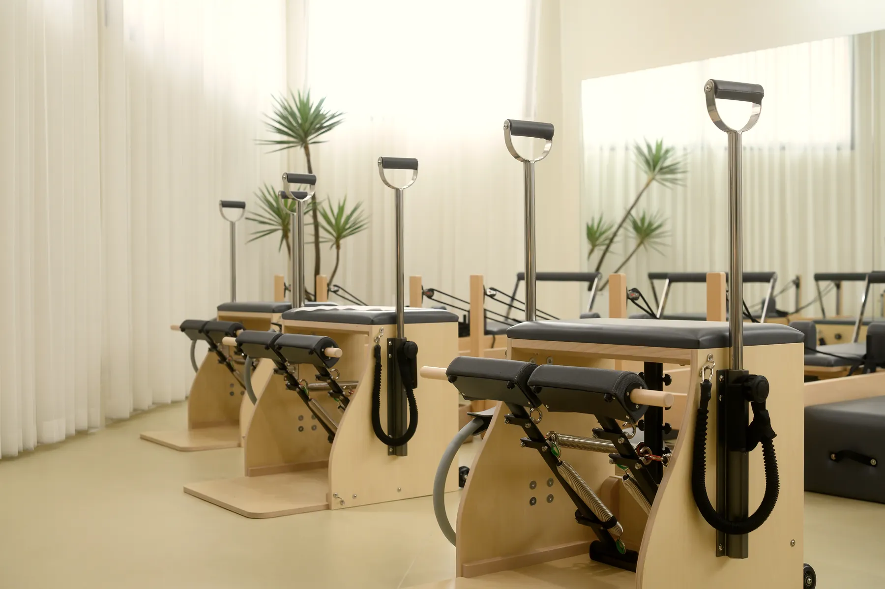 The reformer studio at The Barn